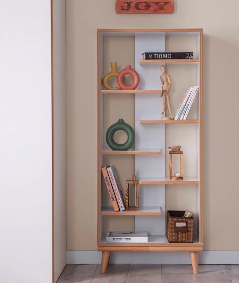 Retro Bücherregal