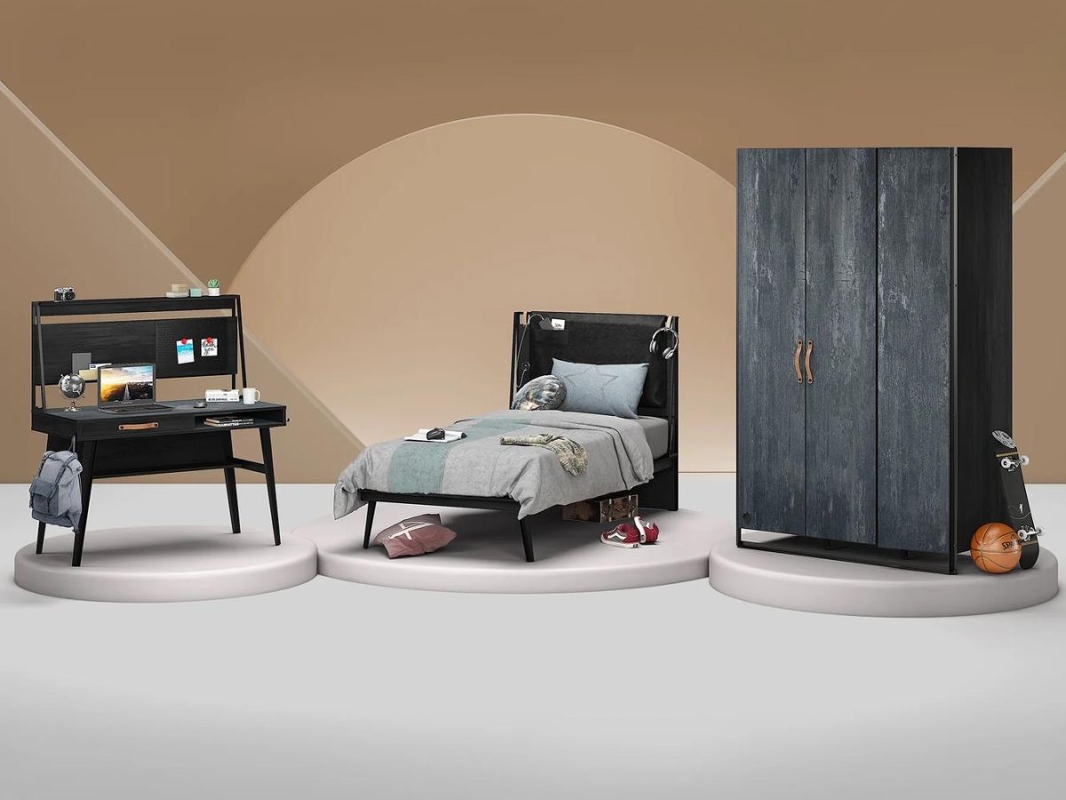 Dark Metal Jungendzimmer Sets