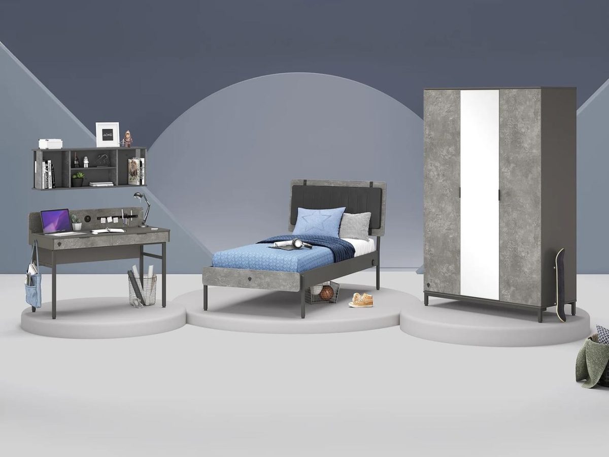 Space Gray Jungendzimmer Sets