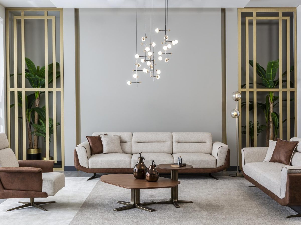 Orion Ceviz Sofa Set