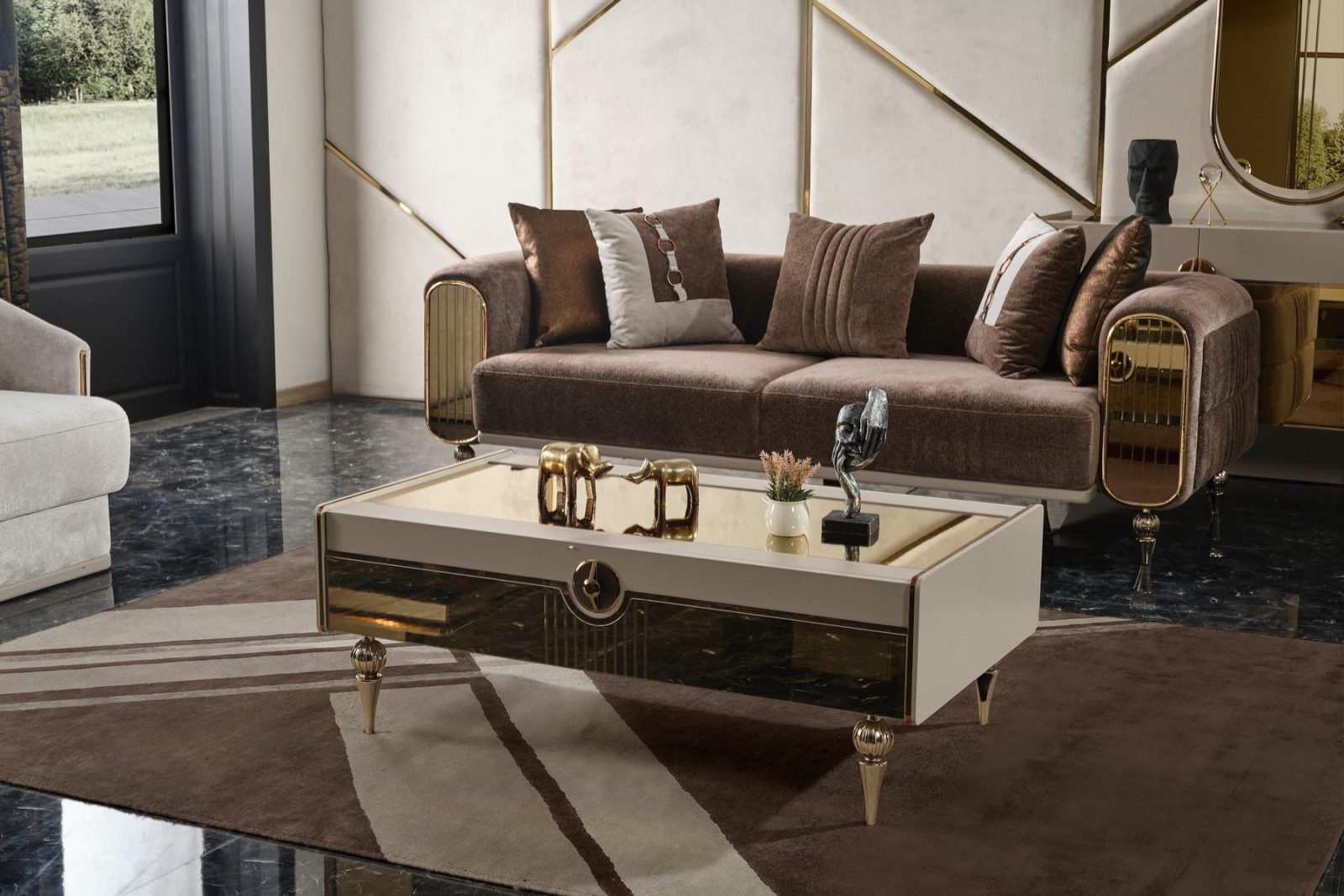 Hera Sofa Set - Rose & Gül Moebel