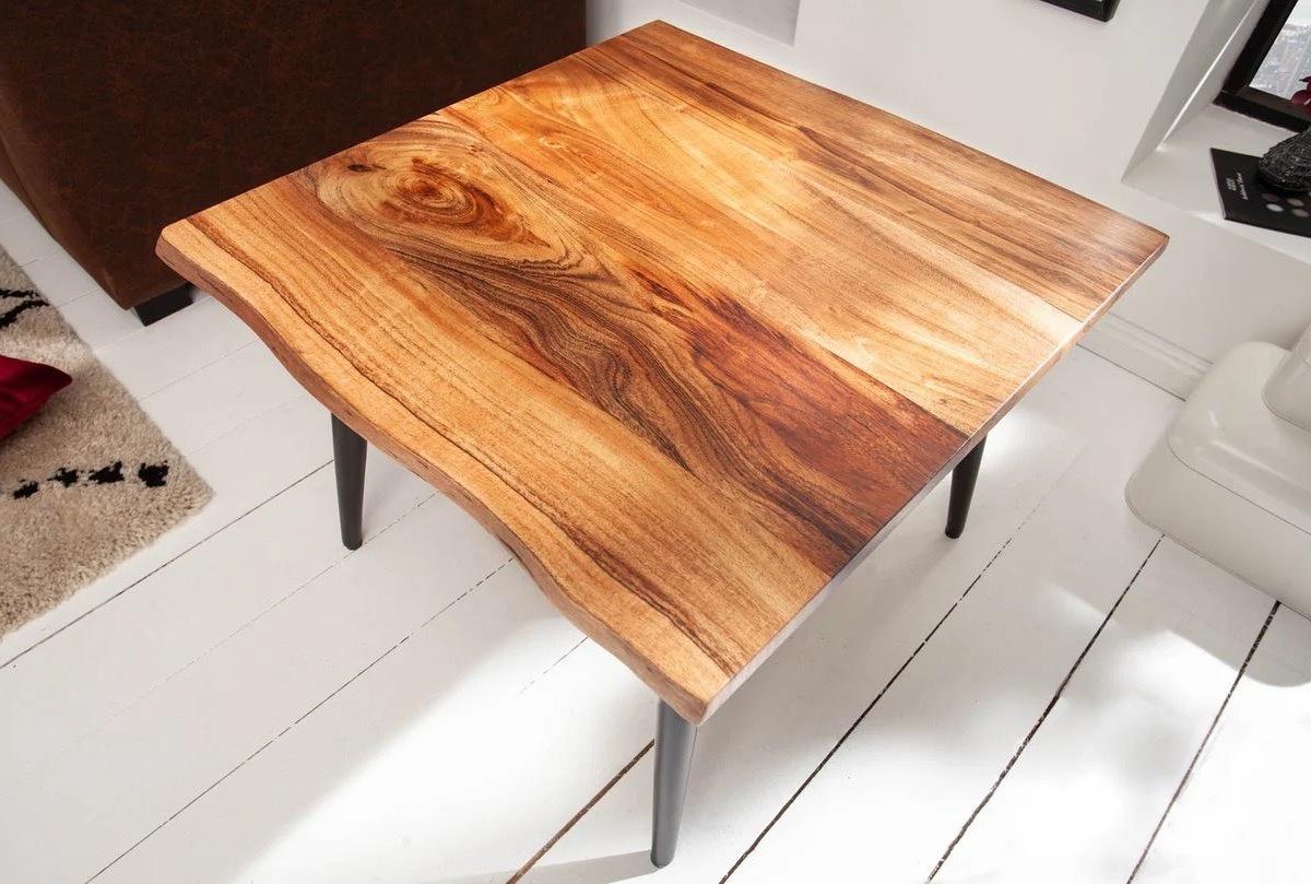 Organik Life 60cm Akazienholz Beistelltische