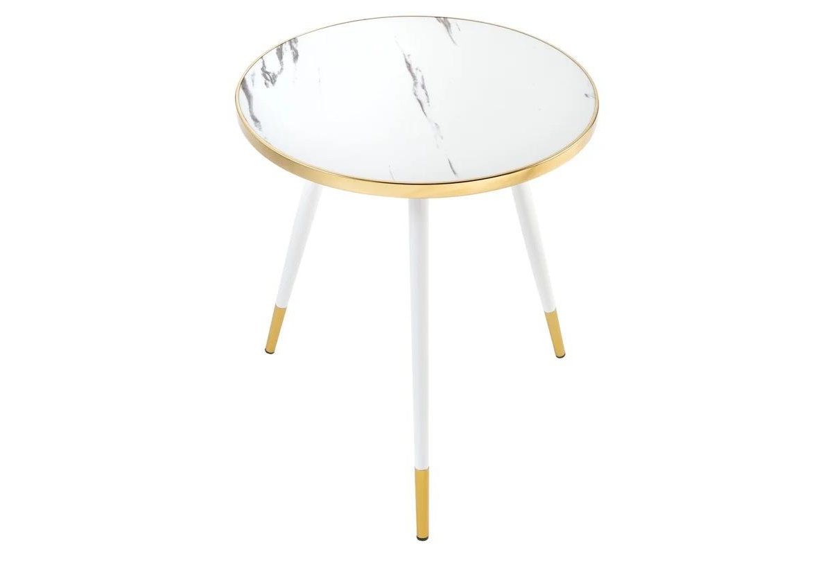 Paris 45cm Weiß Beistelltische