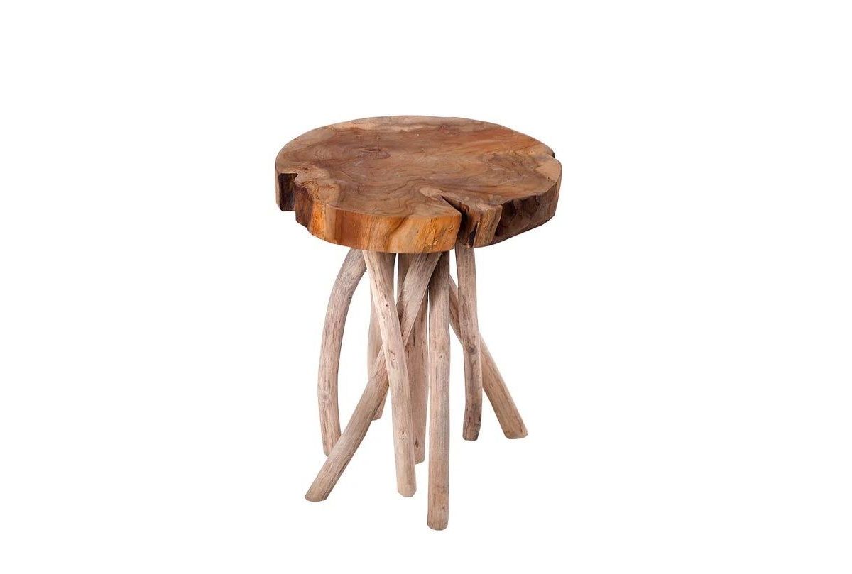 Root 45cm Massives Teakholz Beistelltische