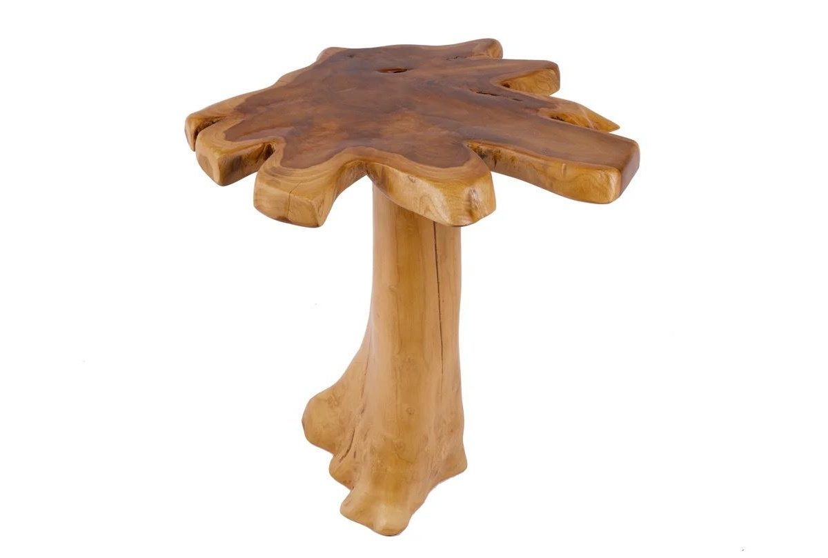 Root 60cm Massives Teakholz Beistelltische