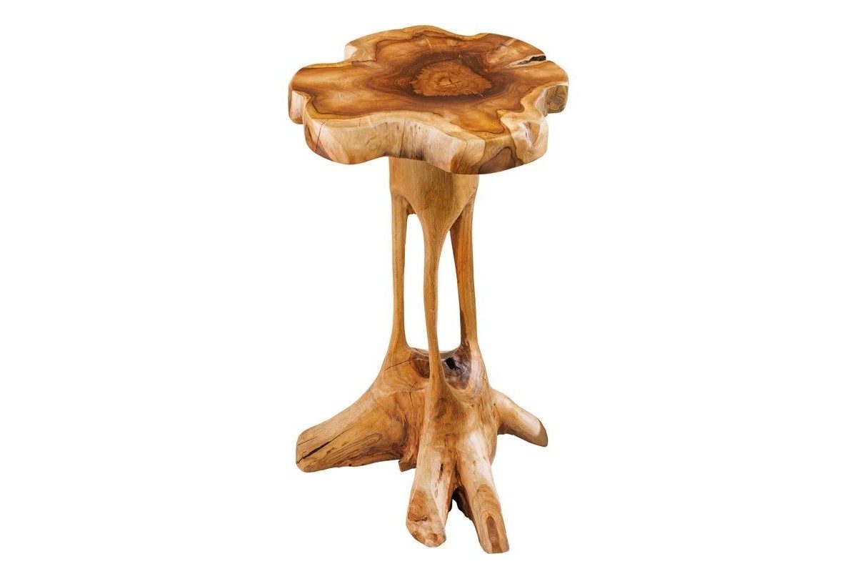 Root 70cm Teakholz Beistelltische