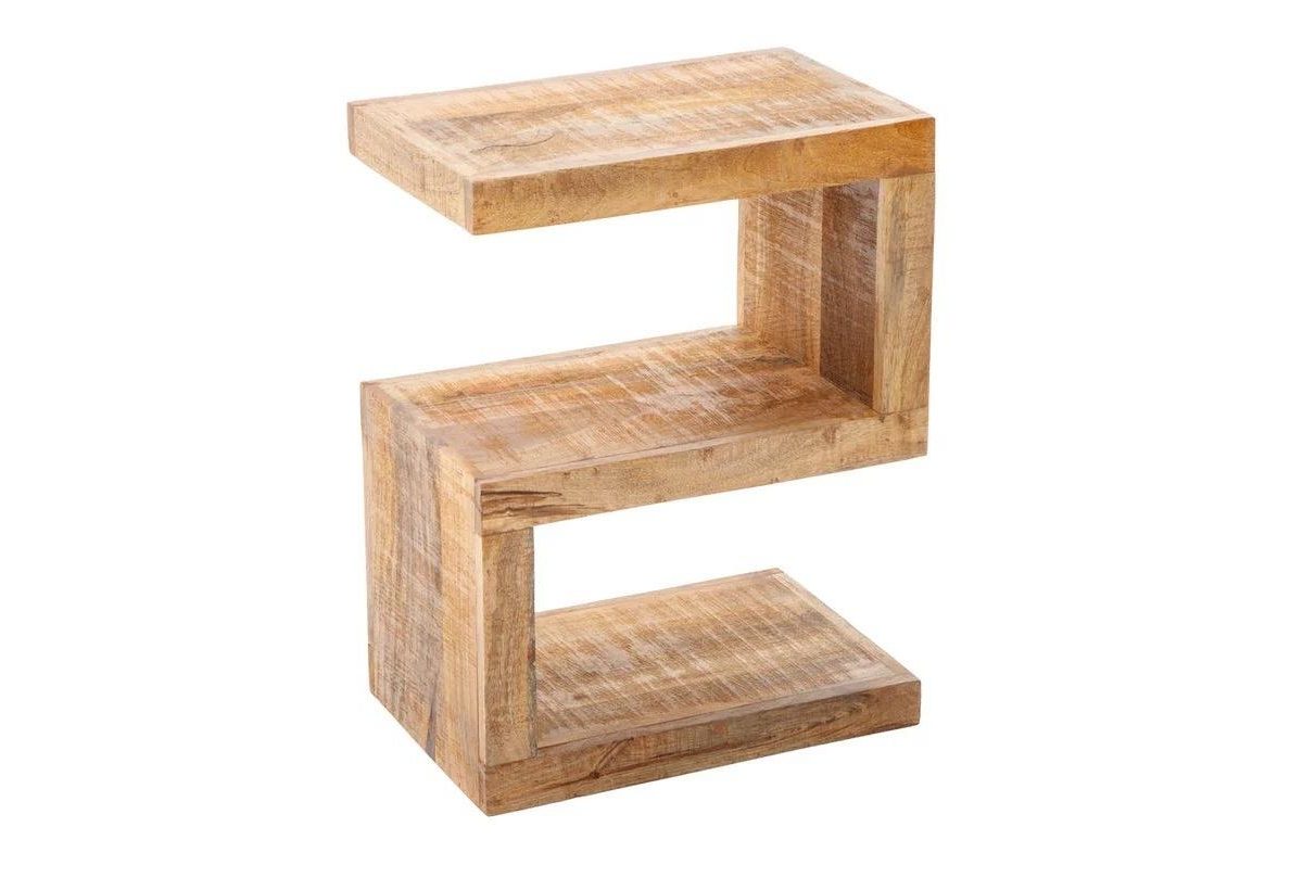 S 60cm Mangoholz Beistelltische