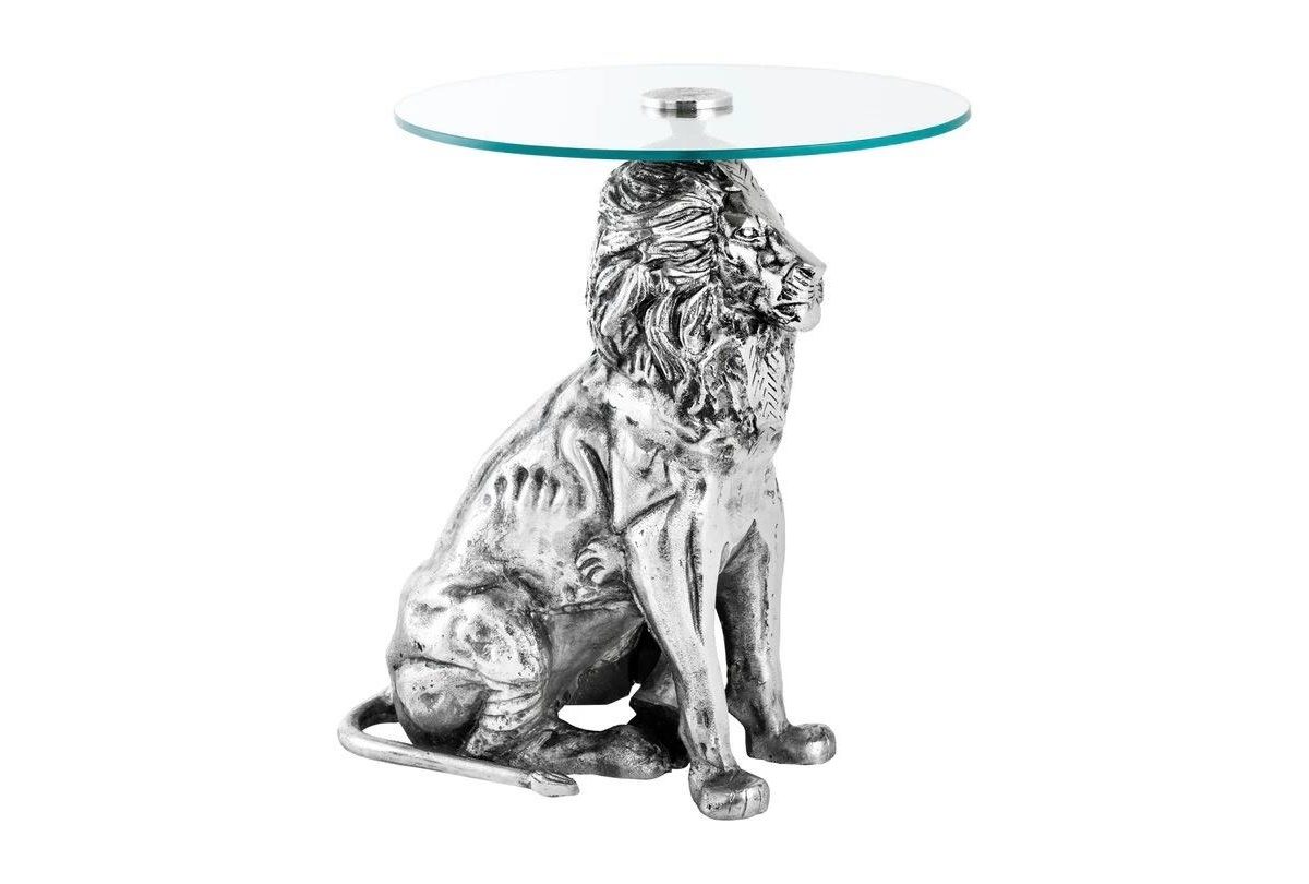 Wildlife Lion 60cm Antikes Silber Beistelltische