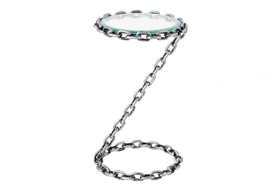 Zincir 55cm Mit Glasplatte Beistelltische