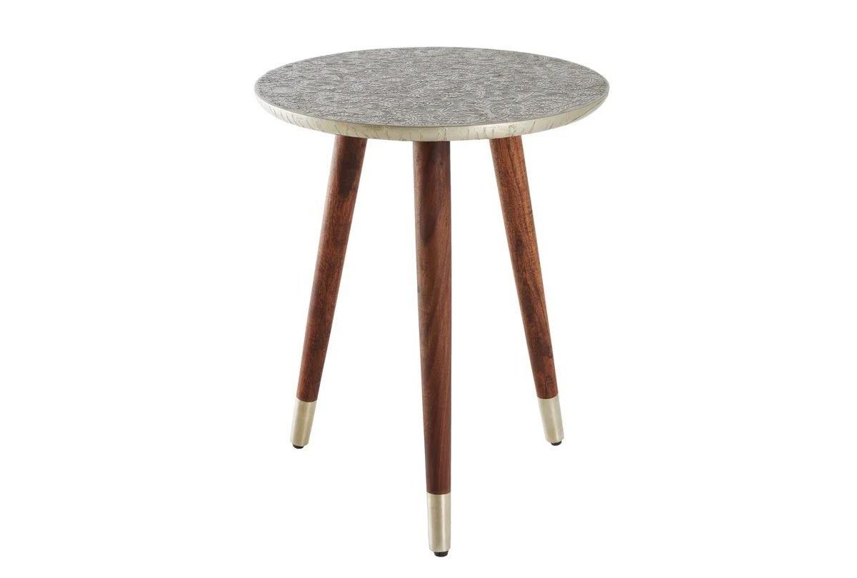 Alcasar 50cm Silber Beistelltische