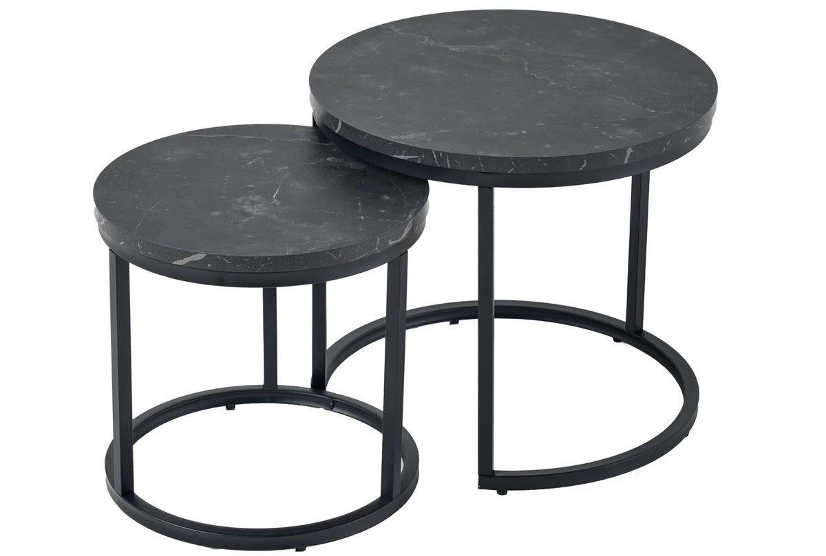 Elegance 45cm Schwarz Beistelltische