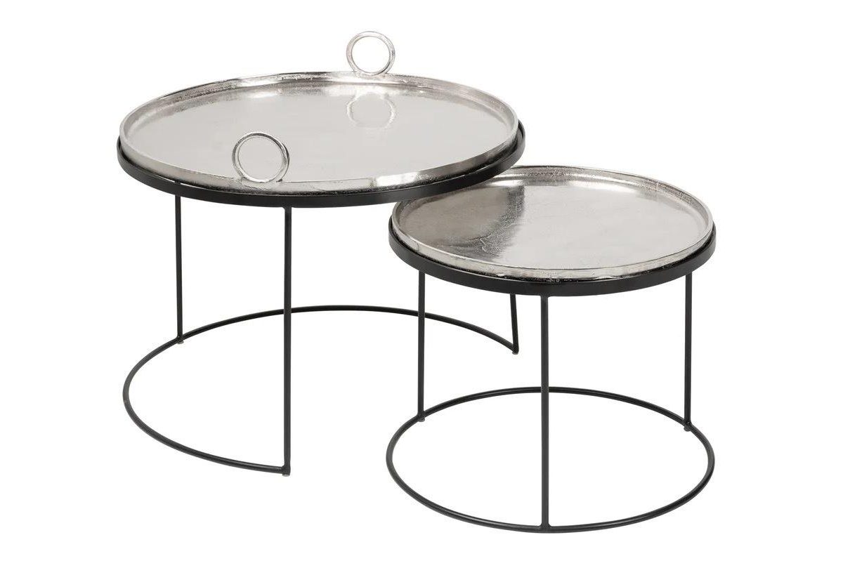 Elements Orıental 46-62cm Silber Beistelltische