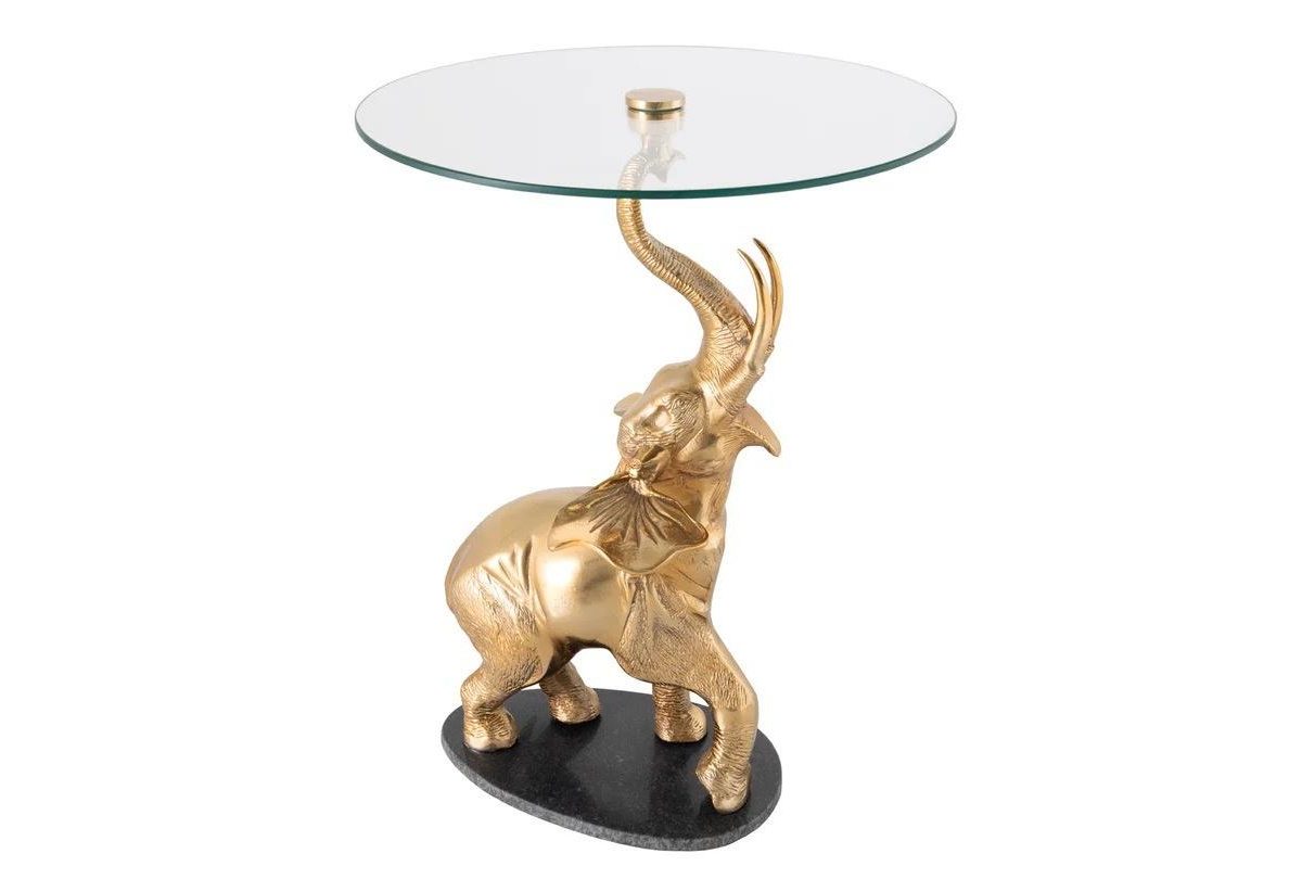 Elephant 80cm Gold Beistelltische