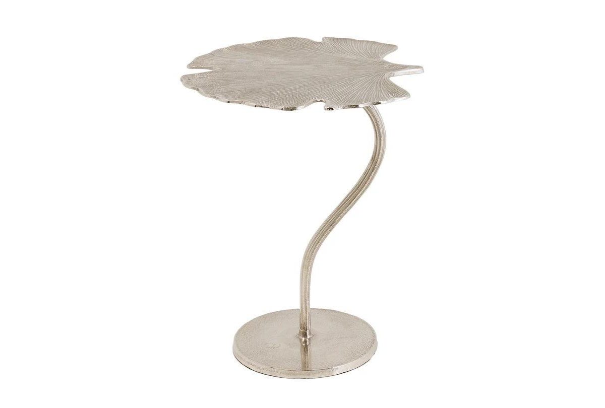 Ginkgo Leaf 53cm Silber Beistelltische