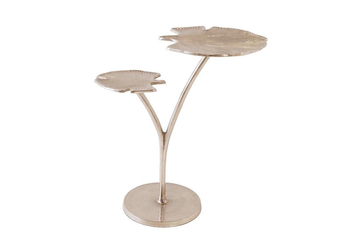 Ginkgo Leaves 55cm Silber Beistelltische