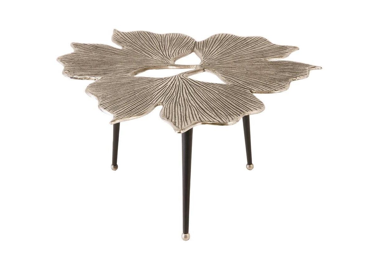 Ginkgo Leaves 75cm Silber-Schwarz Beistelltische