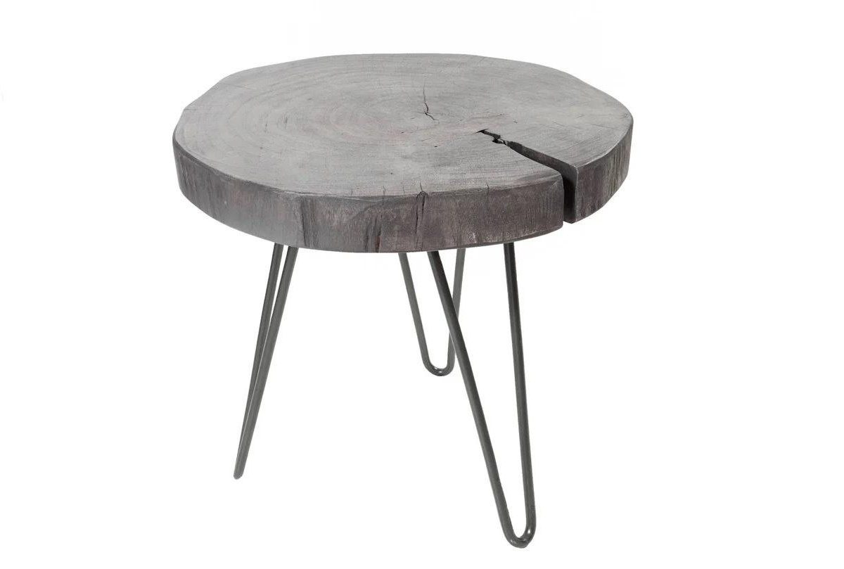 Goa 43cm Akazie Grau 39597 Beistelltische