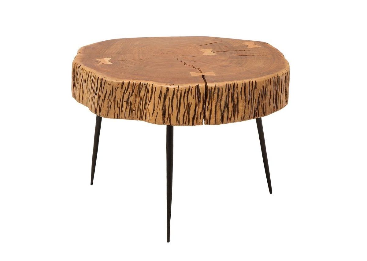 Goa 60cm Massive Acacia Wood Couchtische