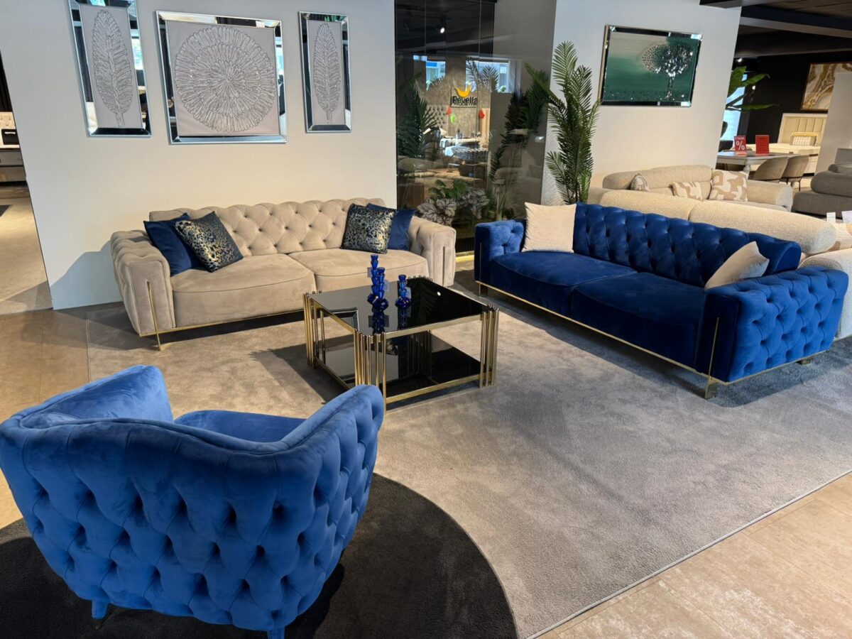 Gold Sofa Set